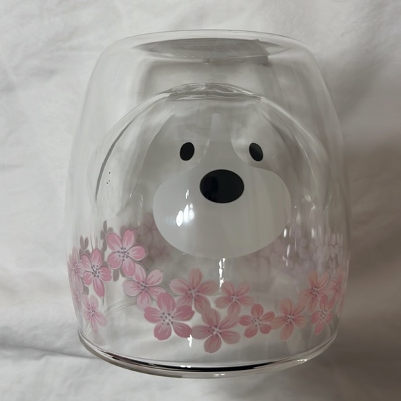 Starbucks Sakura Bear Glass Cup - Picture 4 of 5